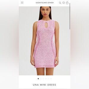 Significant Other Una mini dress fuchsia US size 4